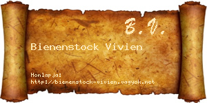 Bienenstock Vivien névjegykártya